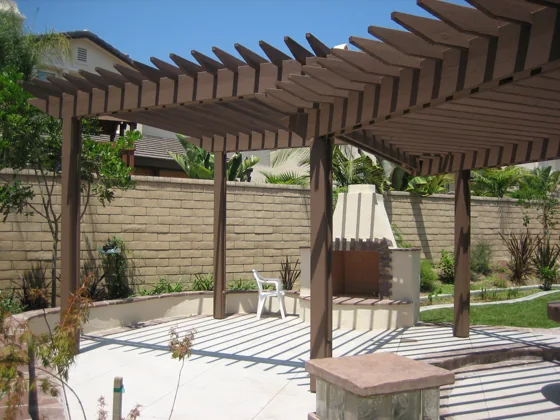Timber patio cover