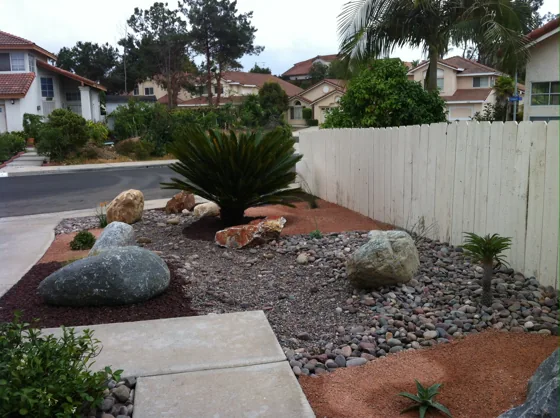 Front garden beside pathway